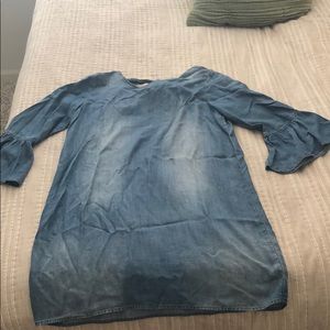 Cloth and stone Chambray tunic dress